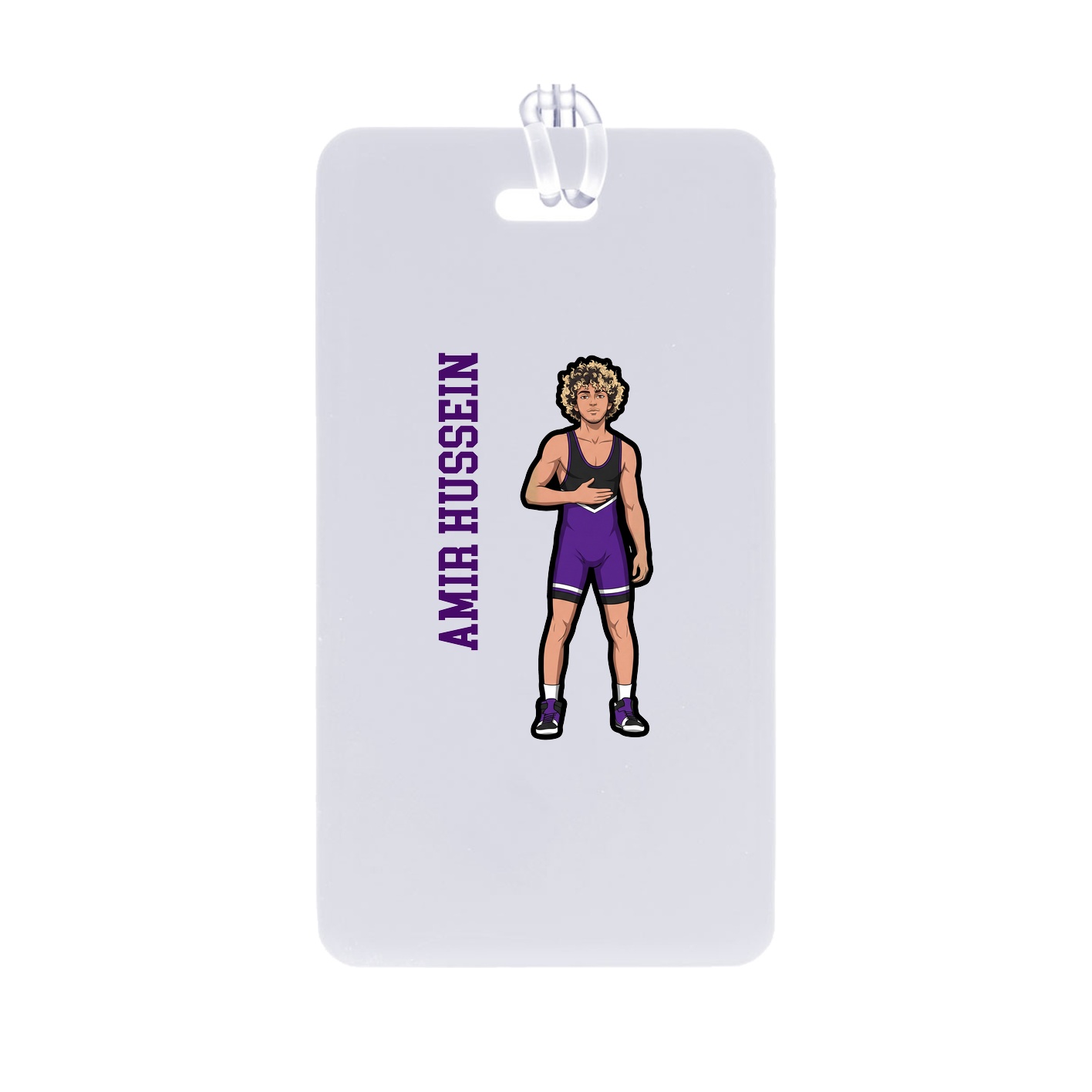 Bag Tag — Name Vertical in Classic