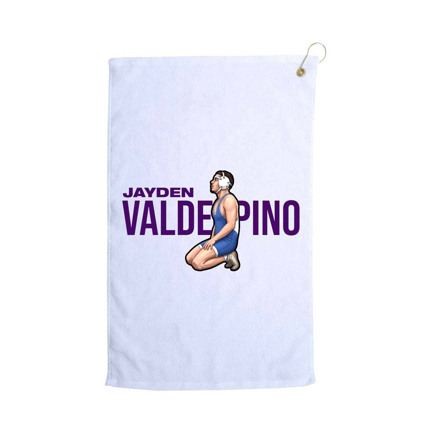 Golf Towel — Player Name in White