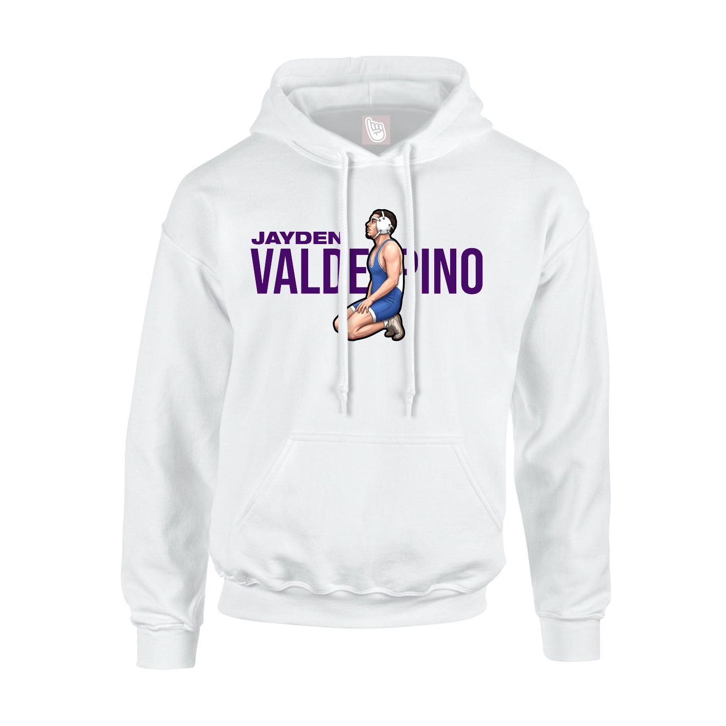 Hoodie — Player Name in White