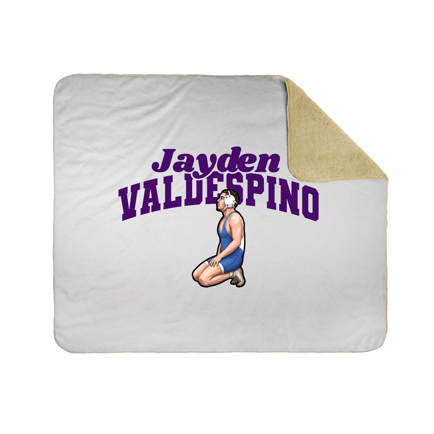 Throw Blanket — Signature Arch in White