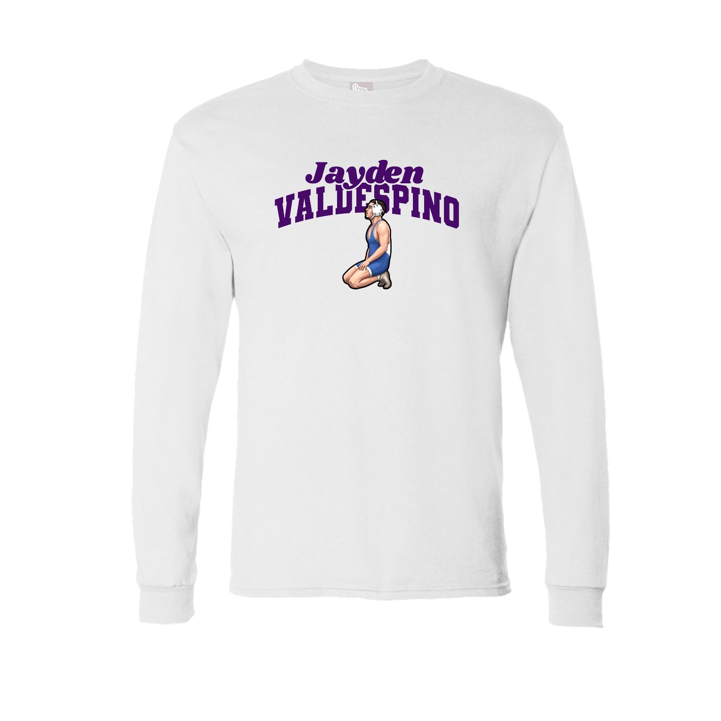 Long Sleeve Tee — Signature Arch in White