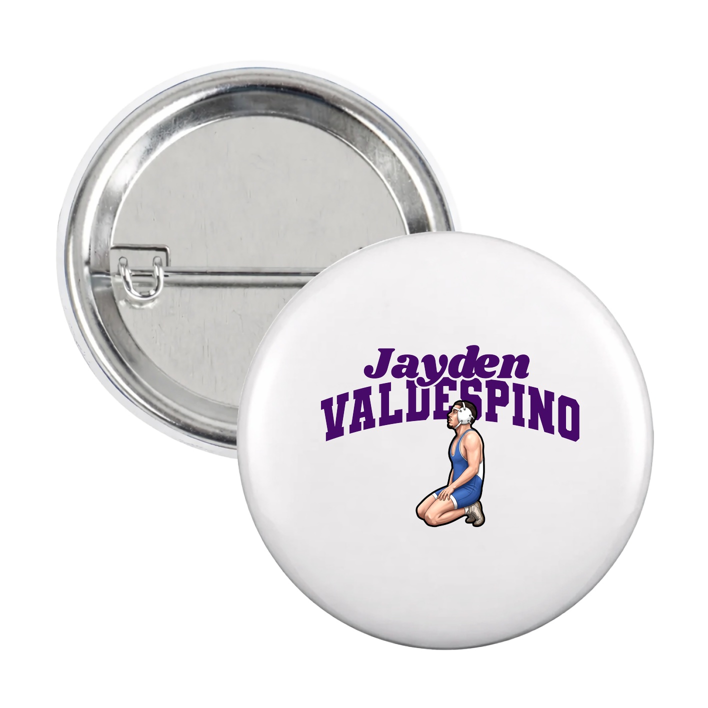 Game Day Button — Signature Arch in White