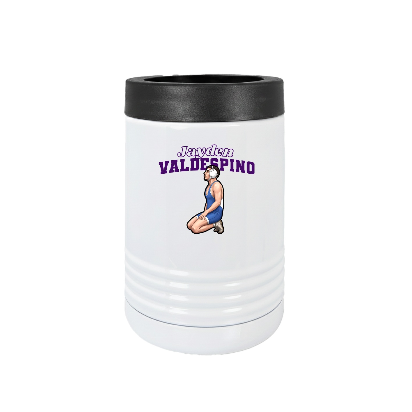 Beverage Holder — Name Arch in White