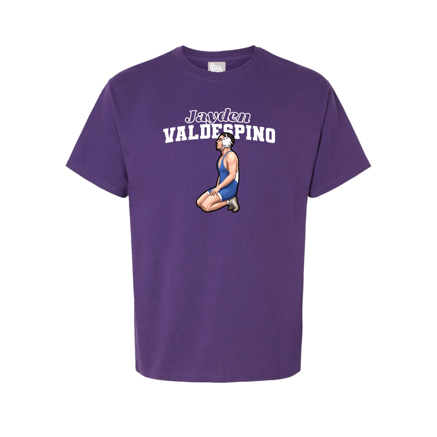 Tee — Name Arch in Purple