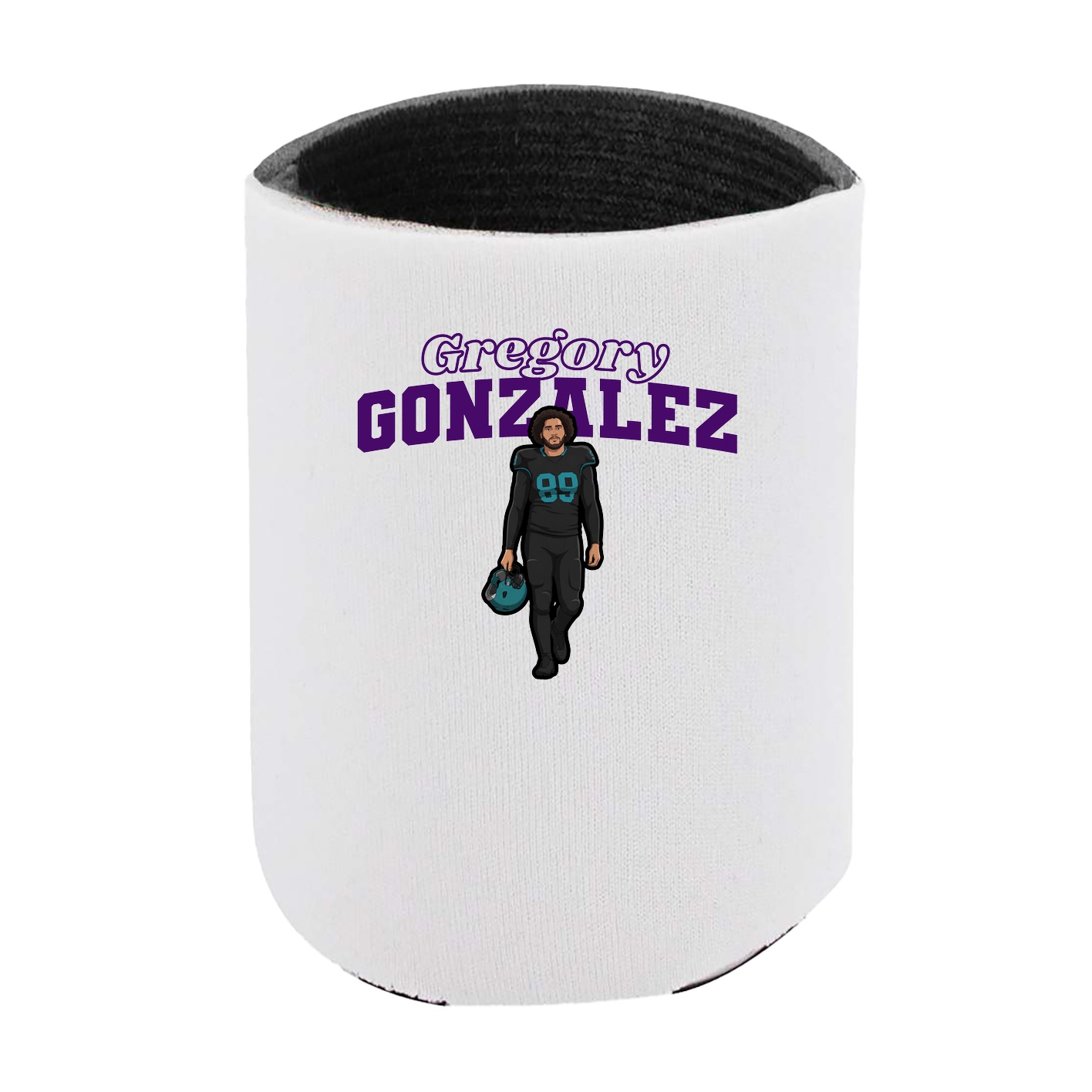 Can Holder — Name Arch in White