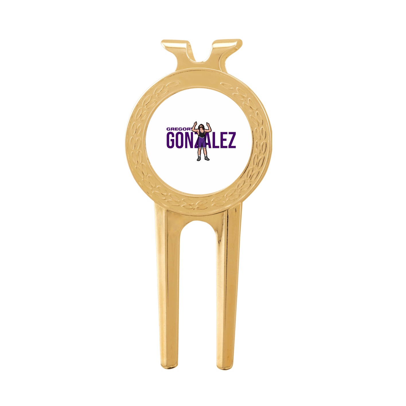 Divot Tool with Ball Marker — Player Name in Classic