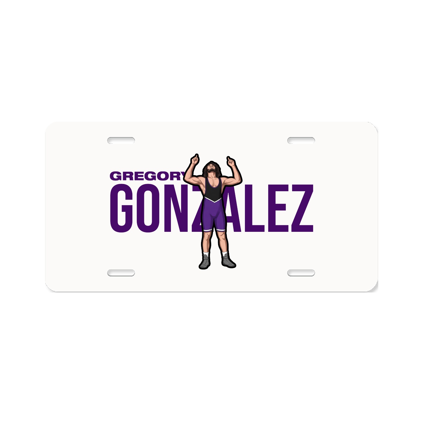 License Plate — Player Name in Classic
