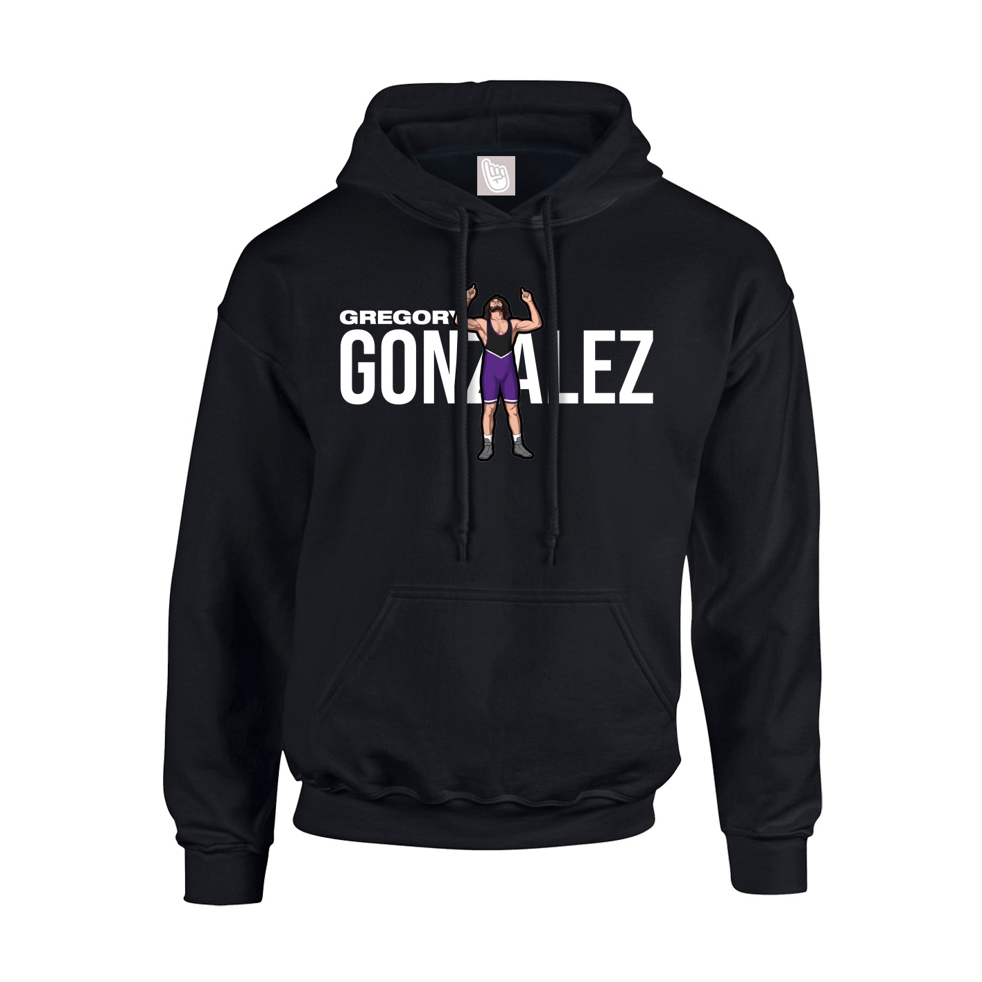 Hoodie — Player Name in Black