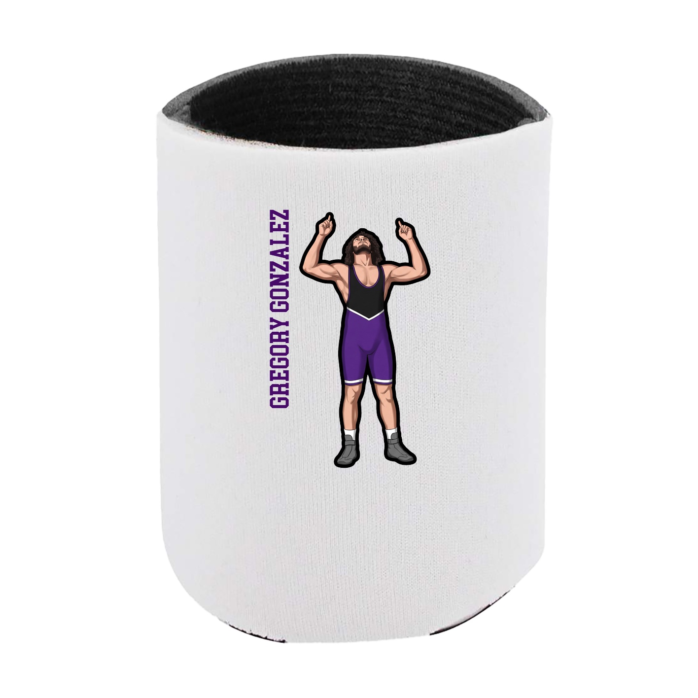 Can Holder — Name Vertical in White
