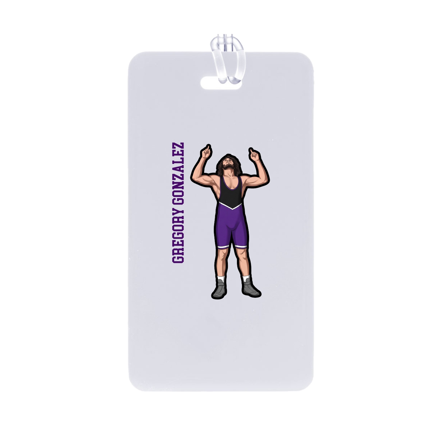 Bag Tag — Name Vertical in Classic