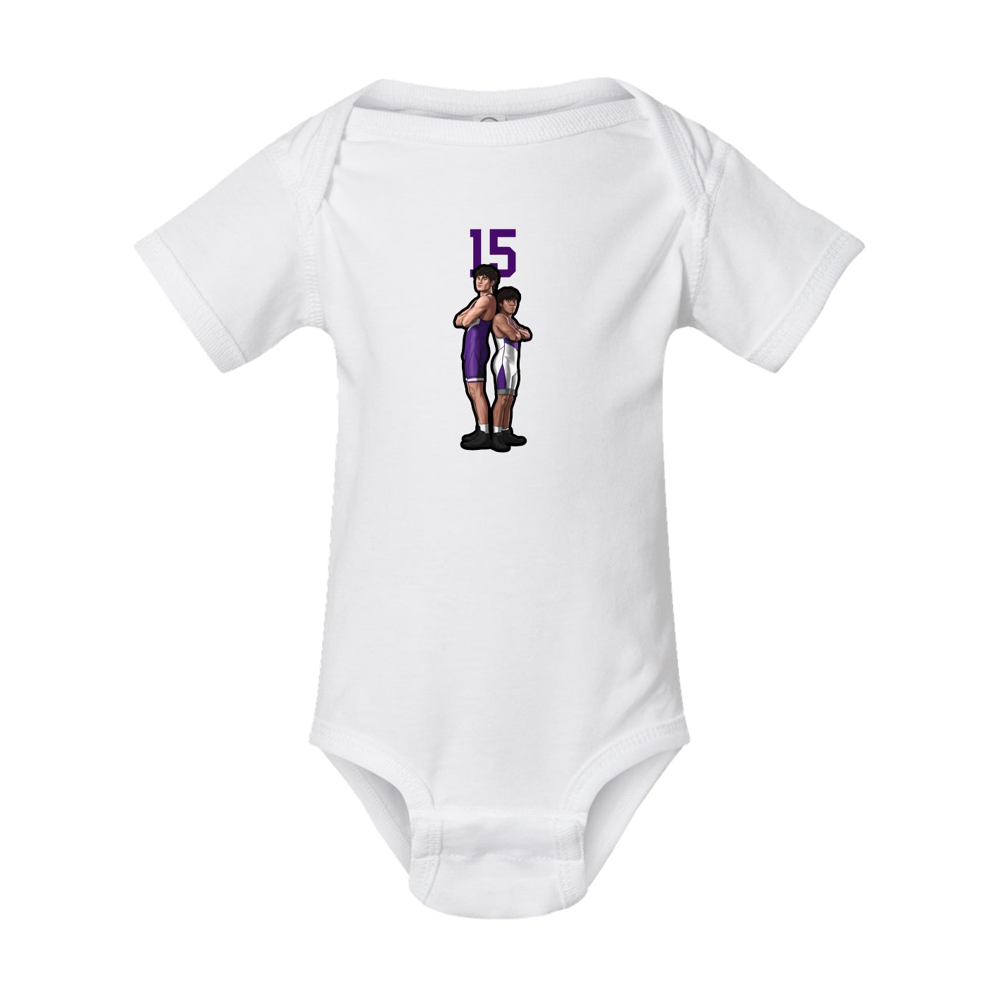 Baby Onesie — Number Top in White