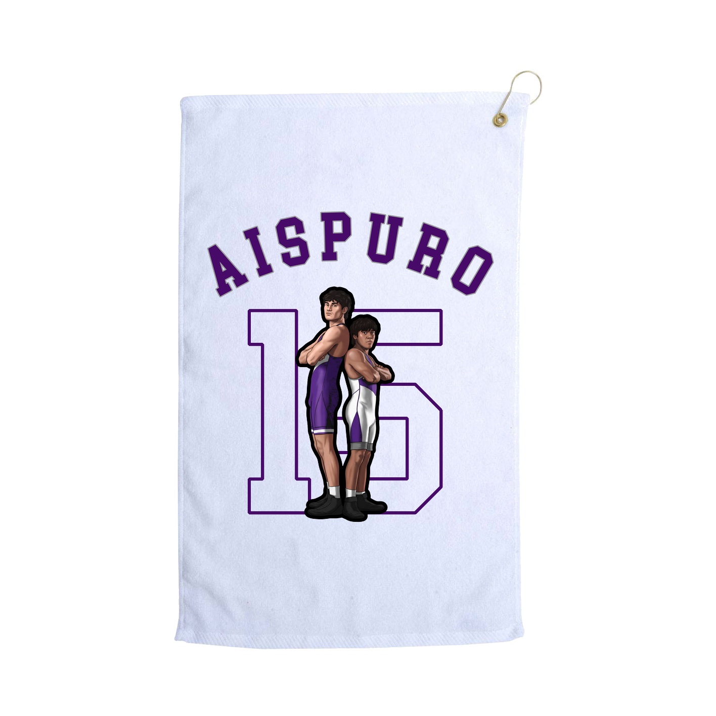 Golf Towel — Shirsey Arch in White
