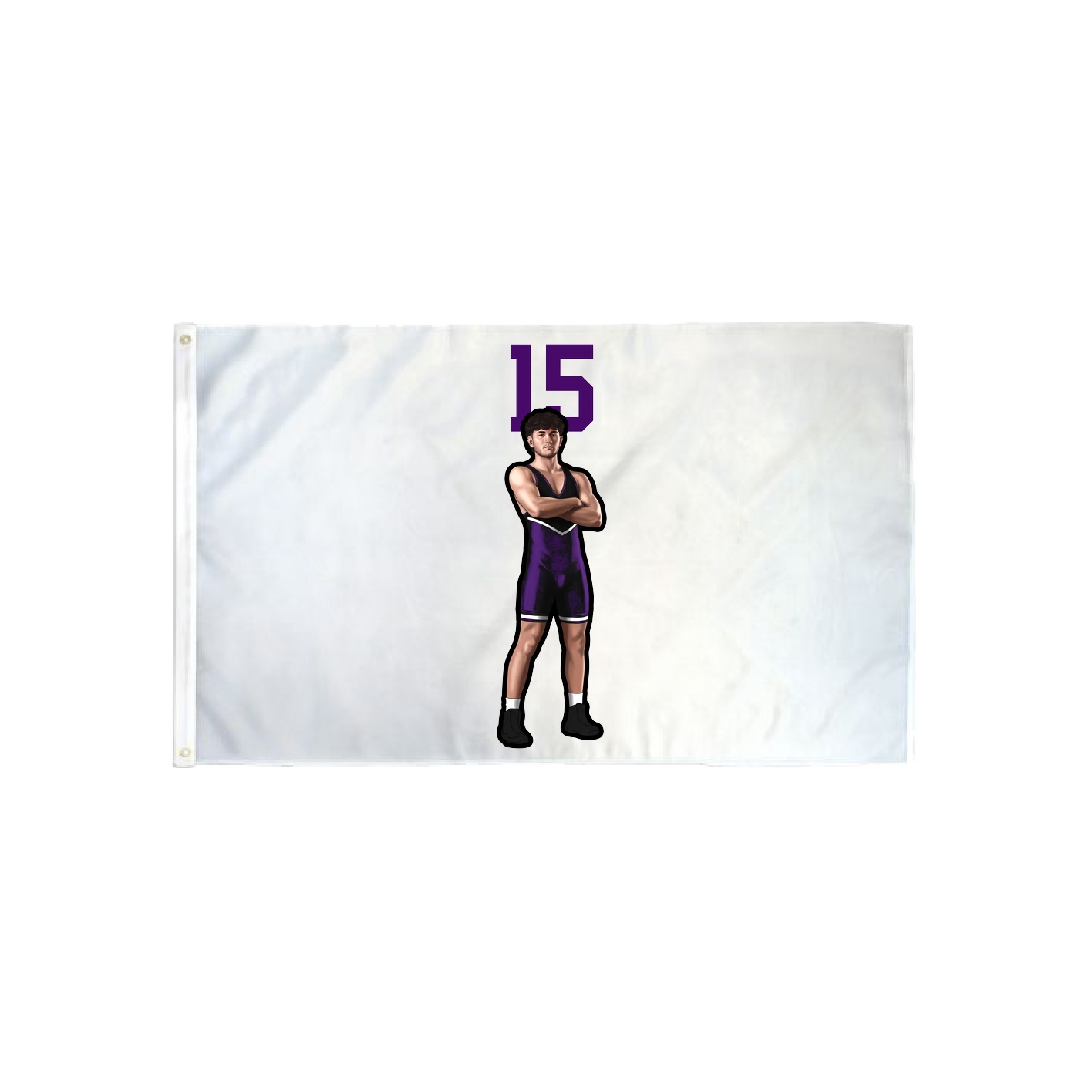 3x5 Flag — Number Top in Classic