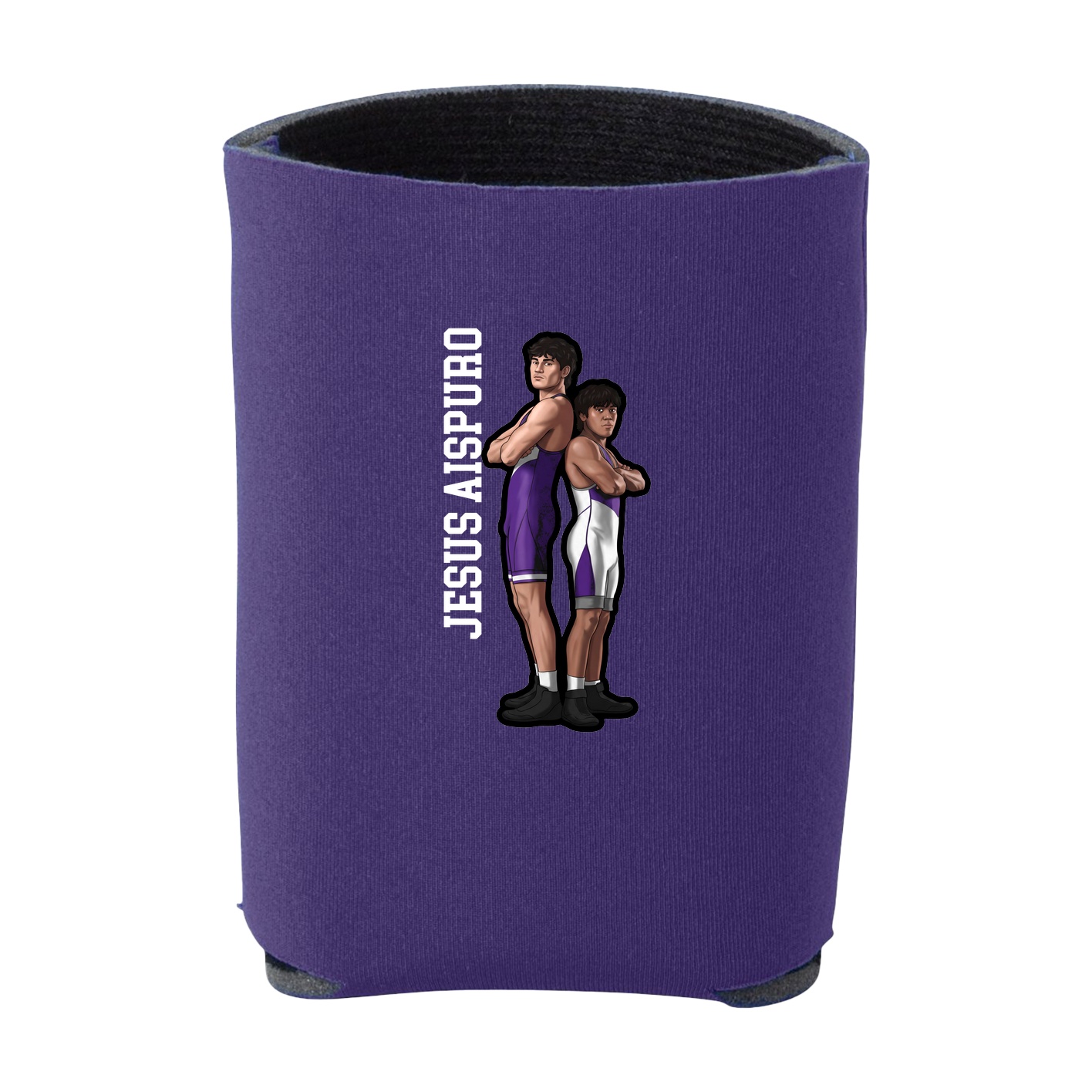 Can Holder — Name Vertical in Purple