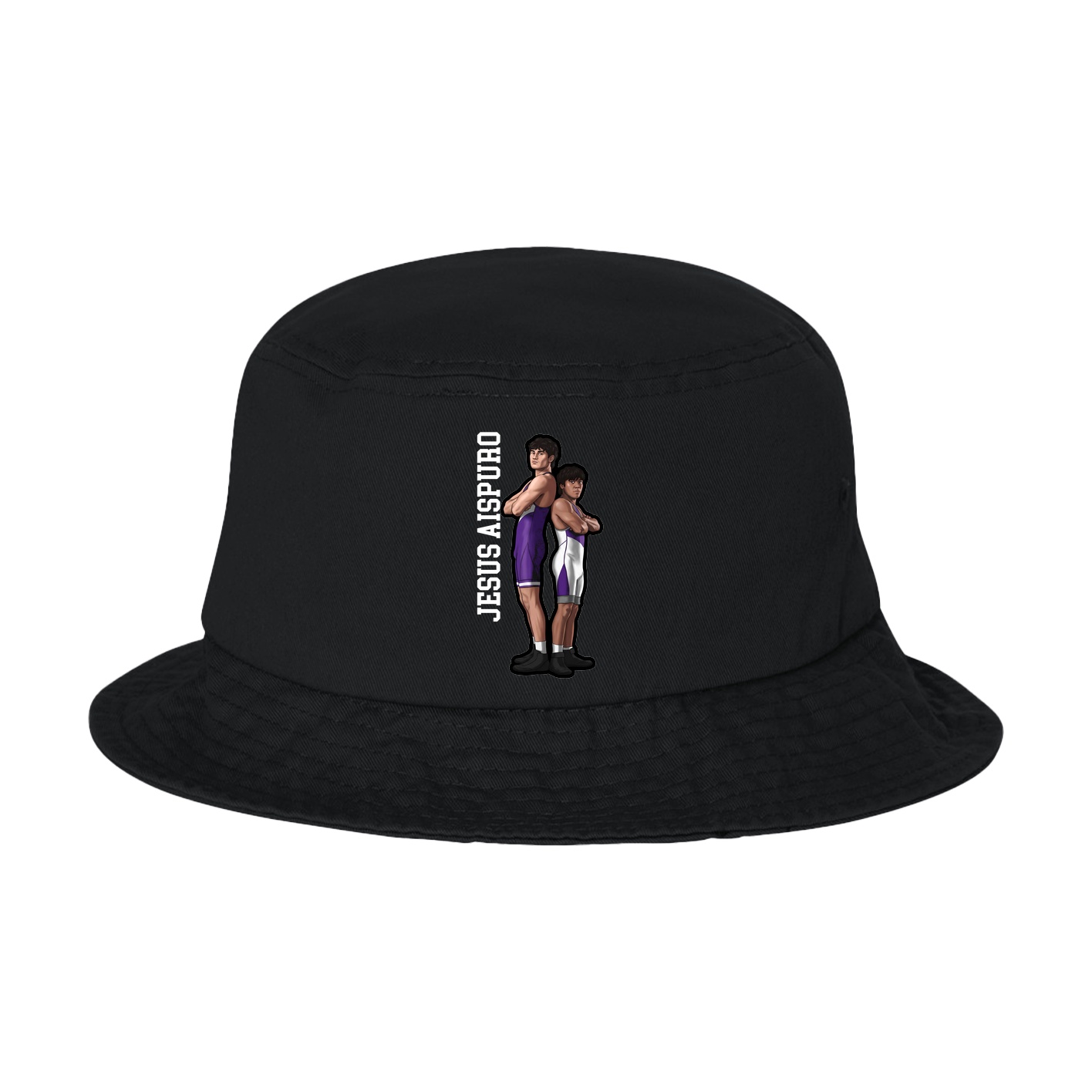 Bucket Cap — Name Vertical in Black