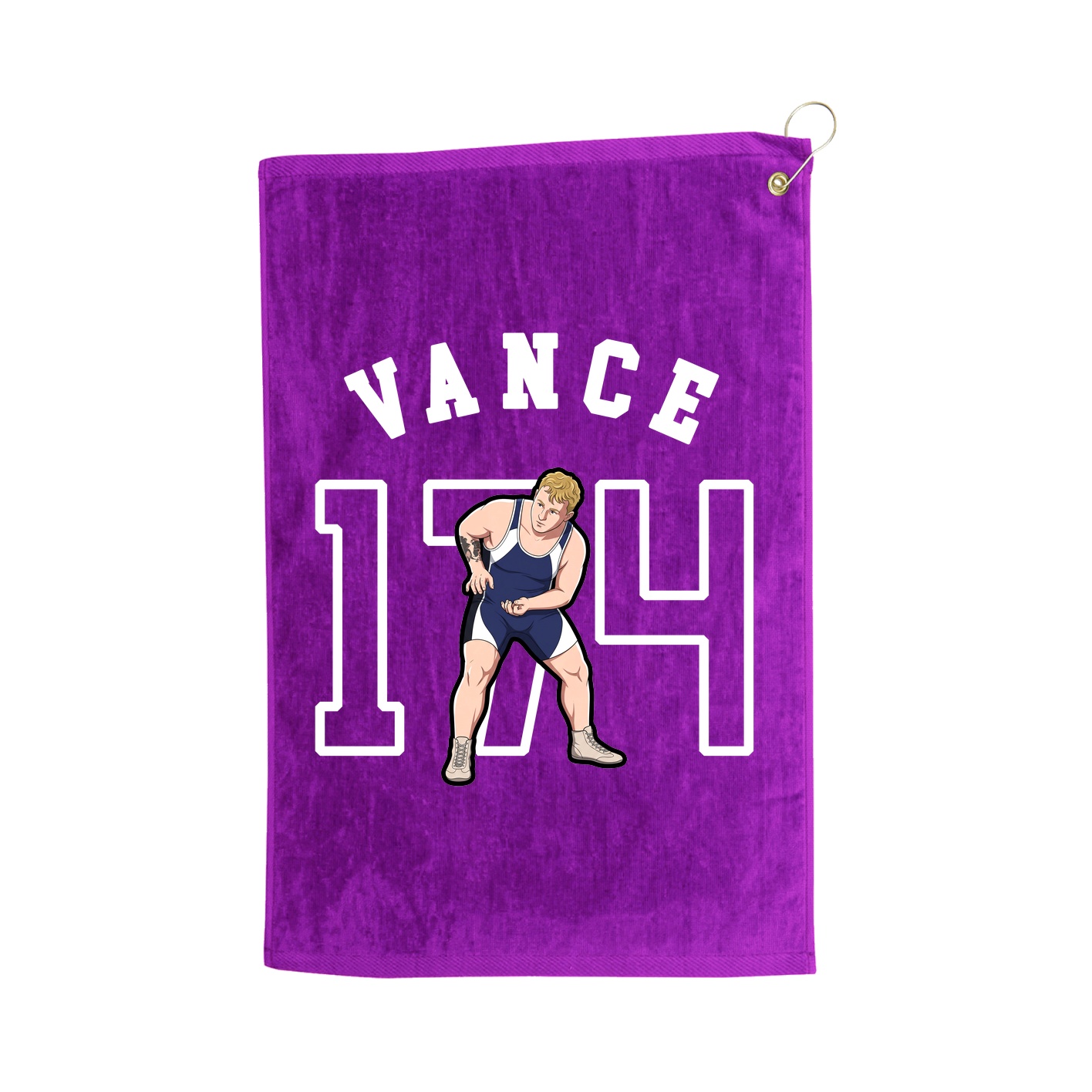 Golf Towel — Shirsey Arch in Purple