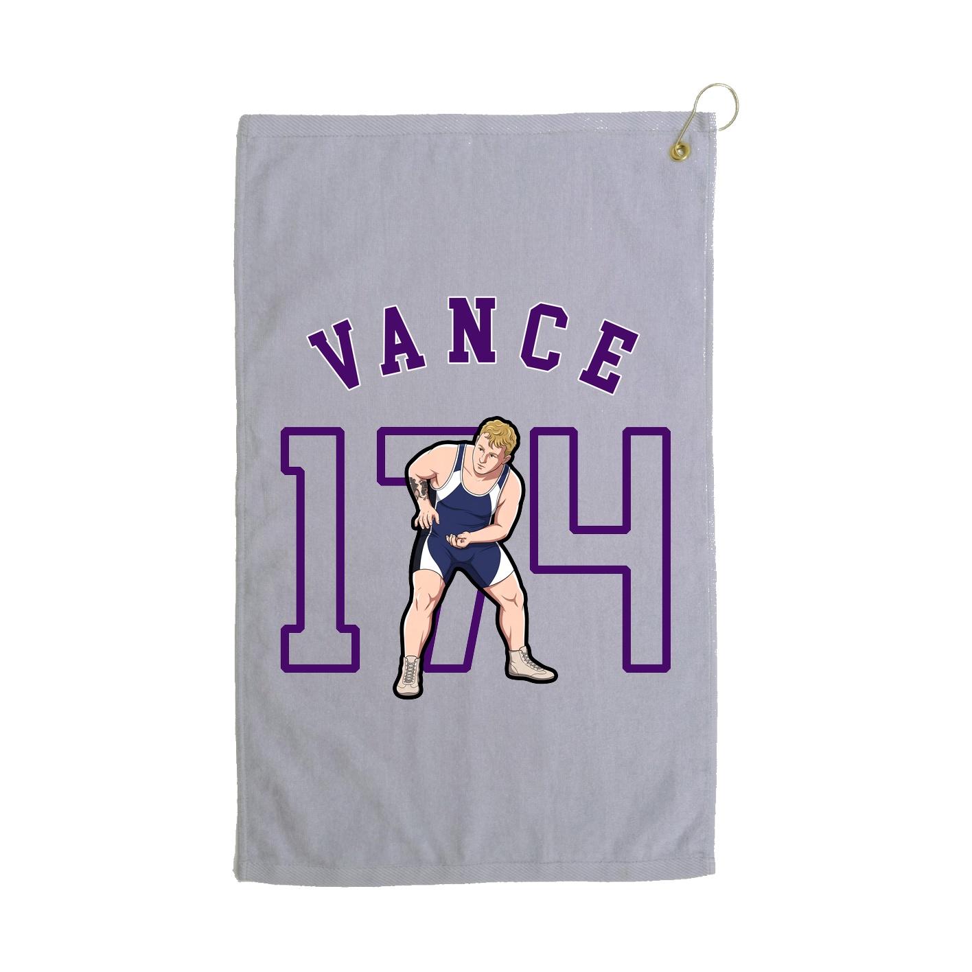 Golf Towel — Shirsey Arch in Grey