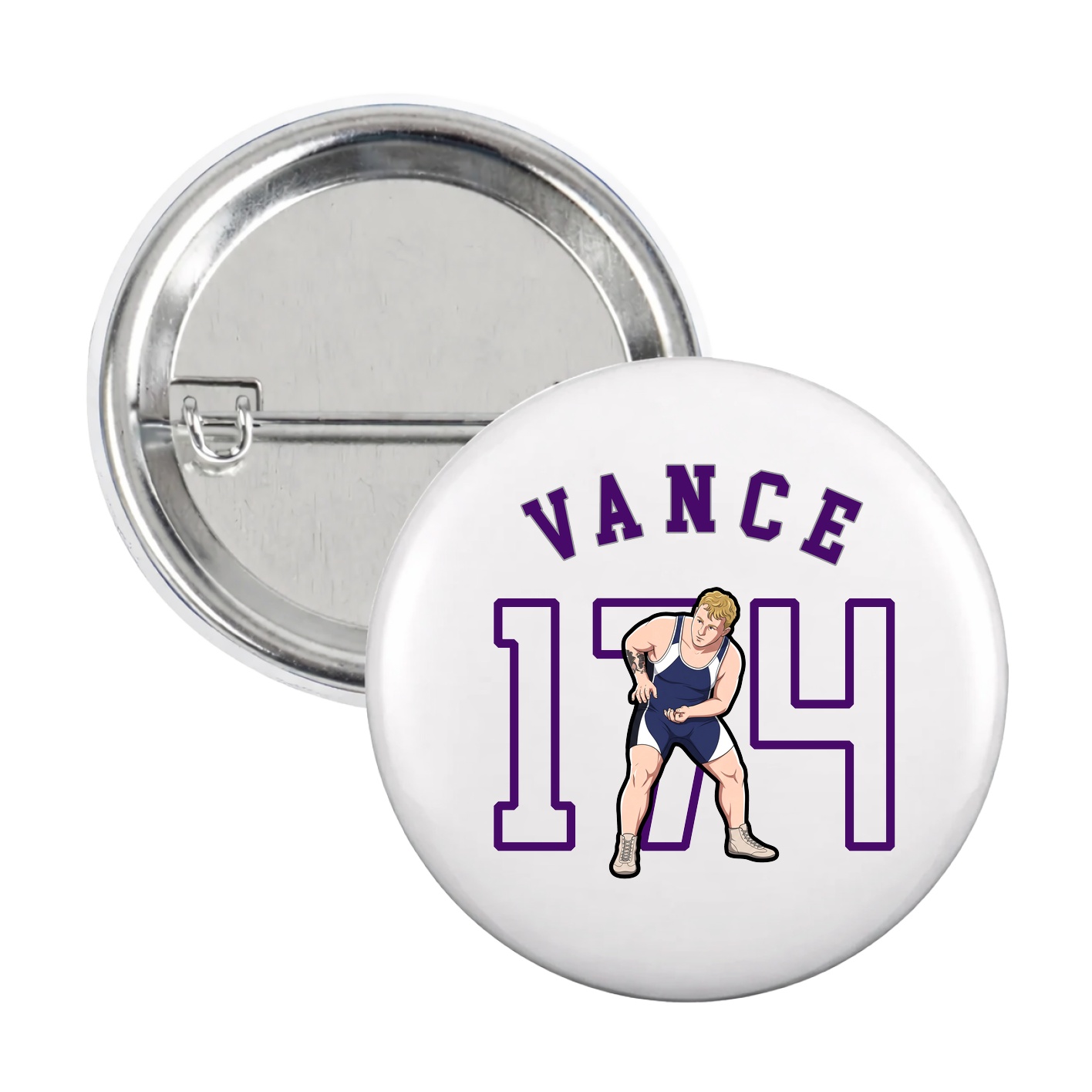 Game Day Button — Shirsey Arch in White