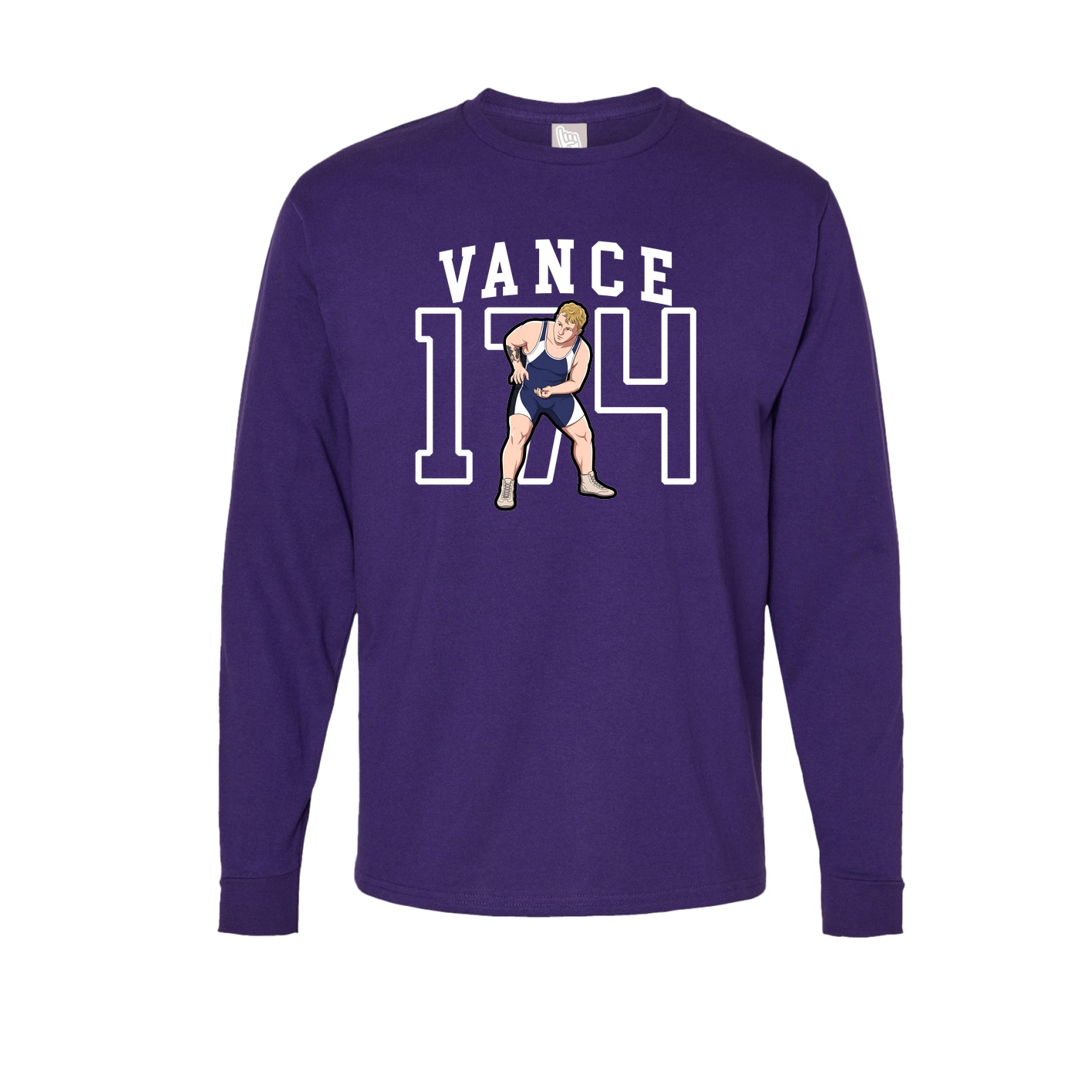Long Sleeve Tee — Shirsey in Purple