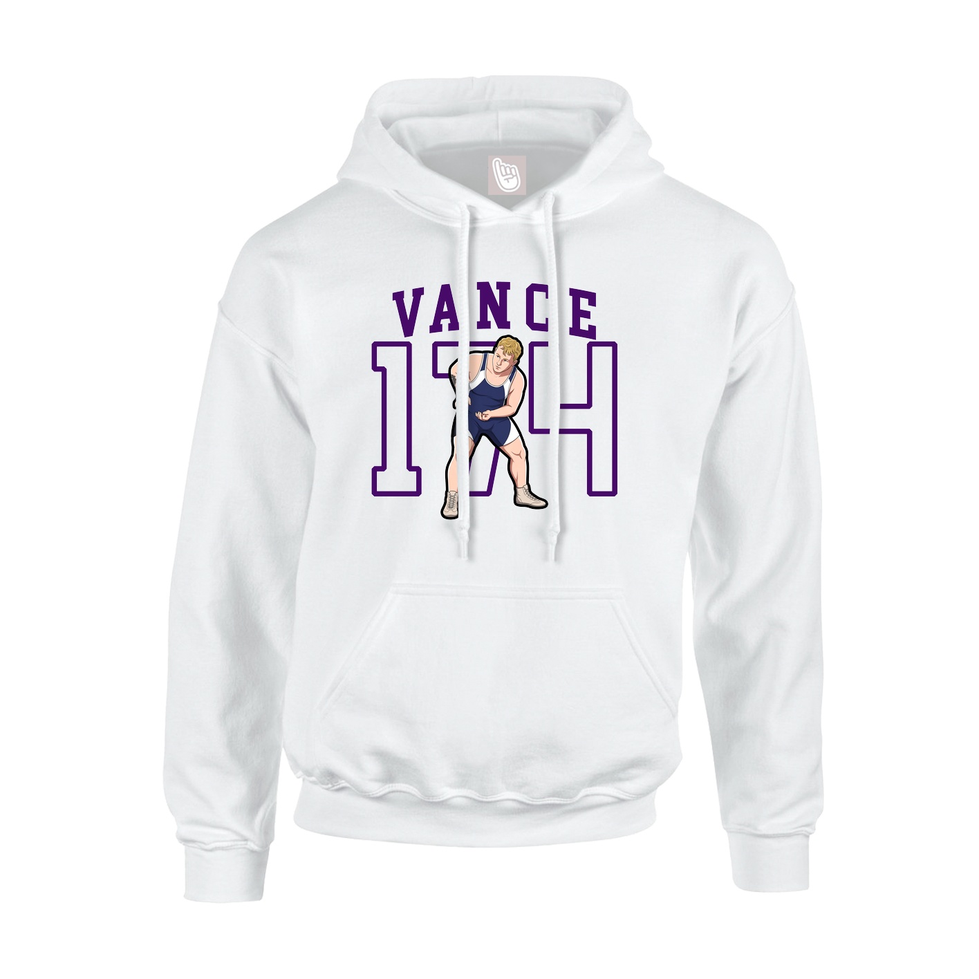 Hoodie — Shirsey in White