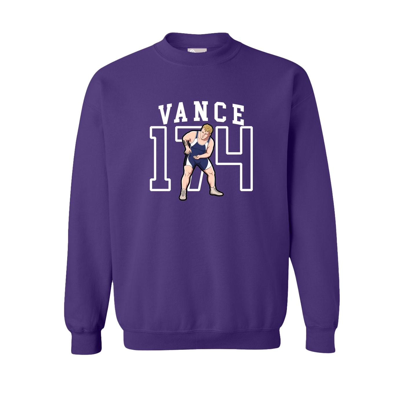 Fleece Crew — Shirsey in Purple