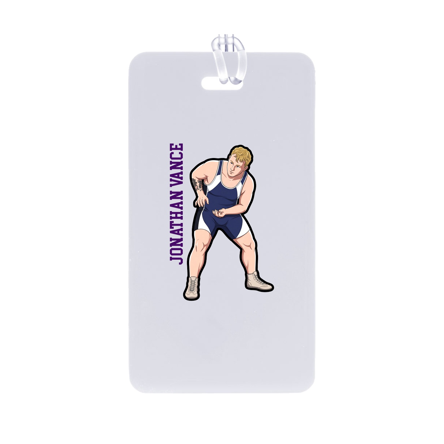 Bag Tag — Name Vertical in Classic
