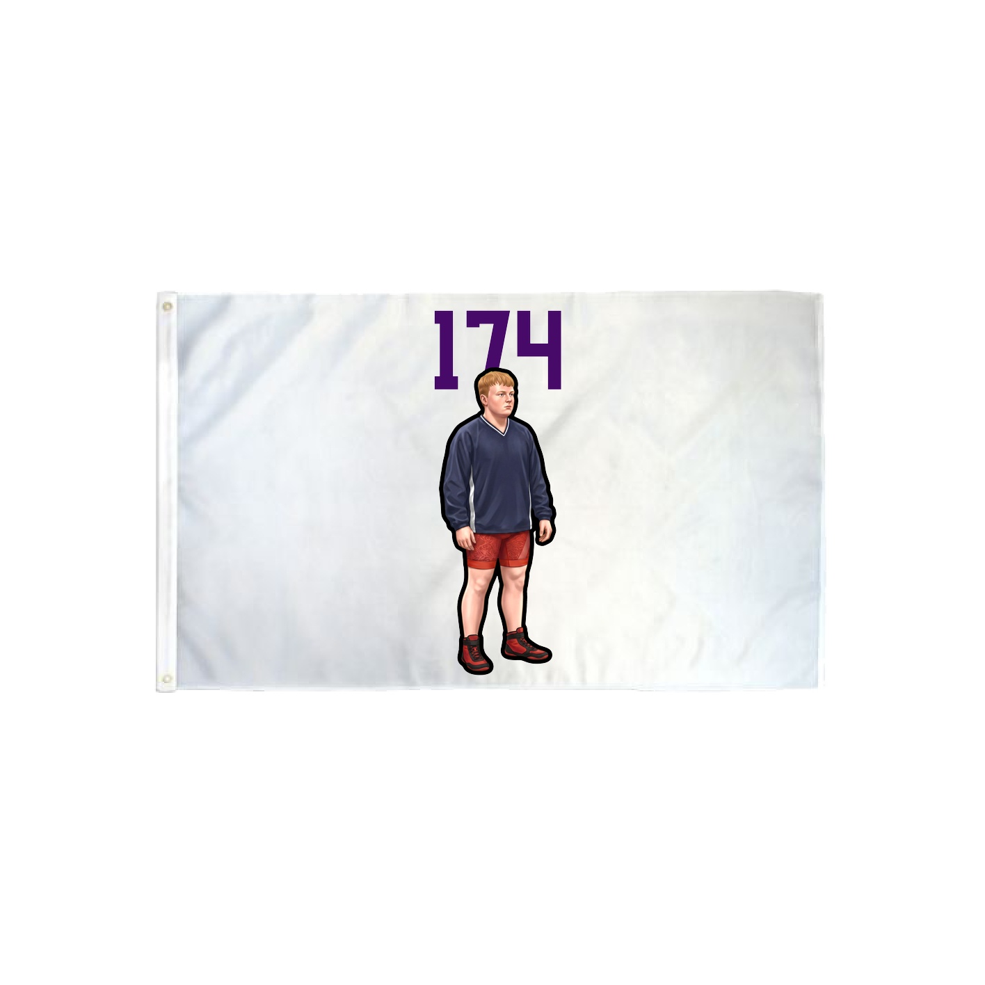 3x5 Flag — Number Top in Classic