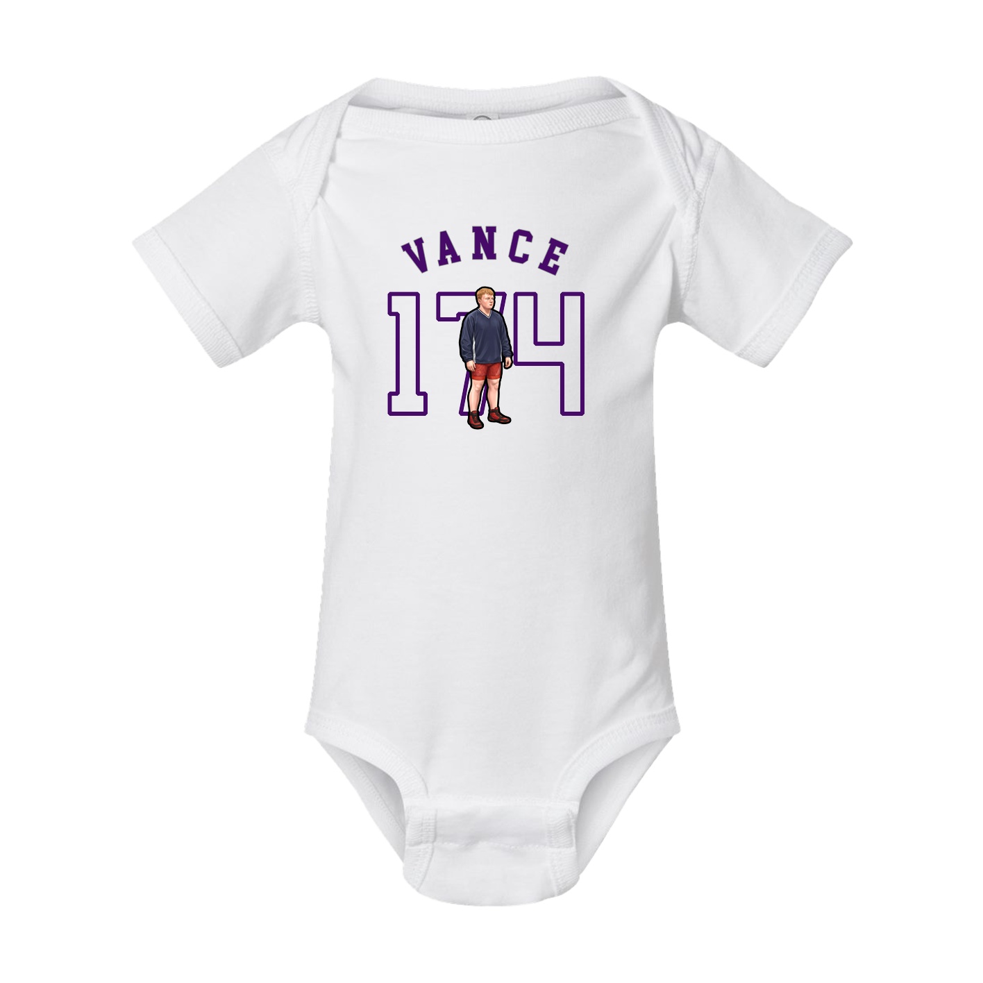 Baby Onesie — Shirsey Arch in White