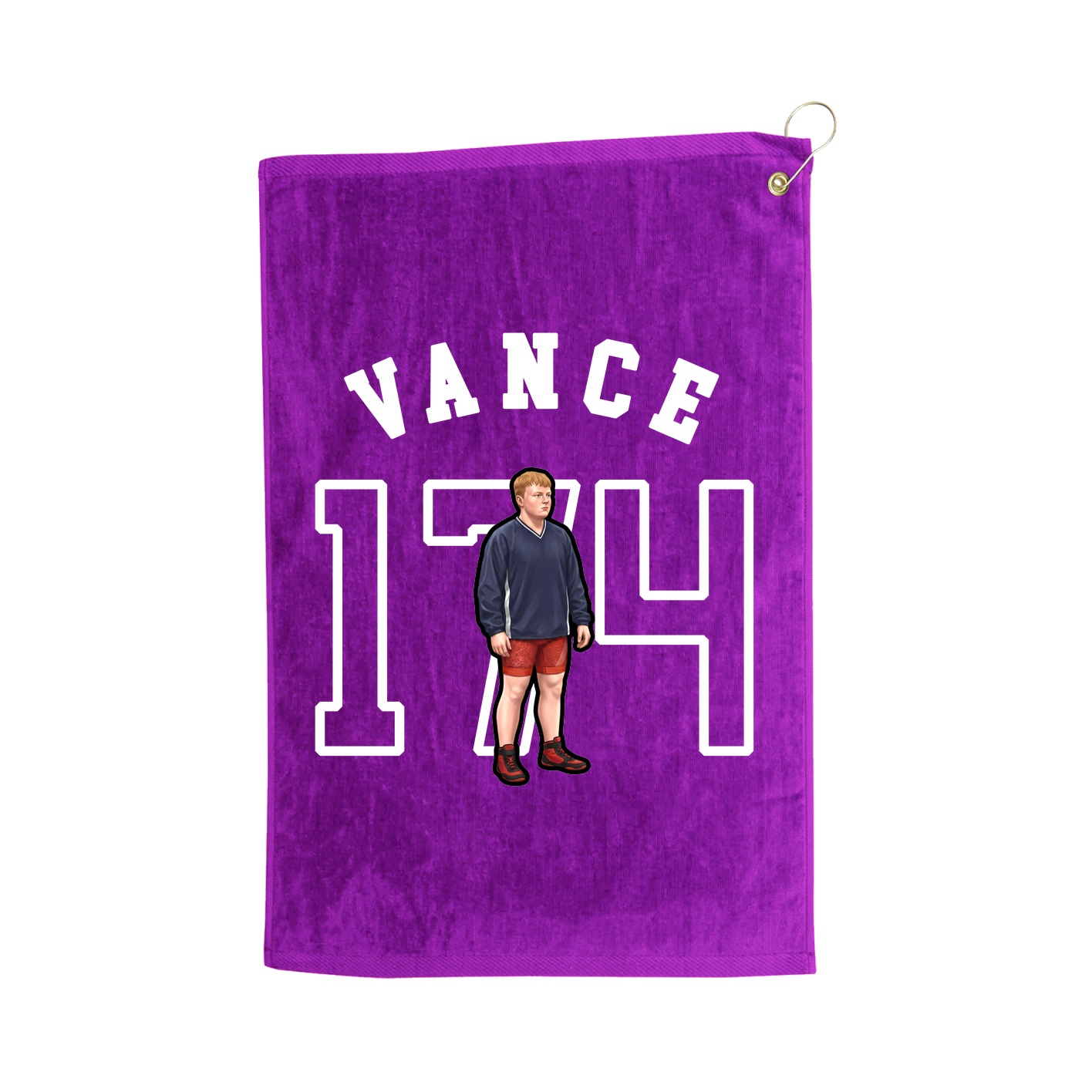 Golf Towel — Shirsey Arch in Purple