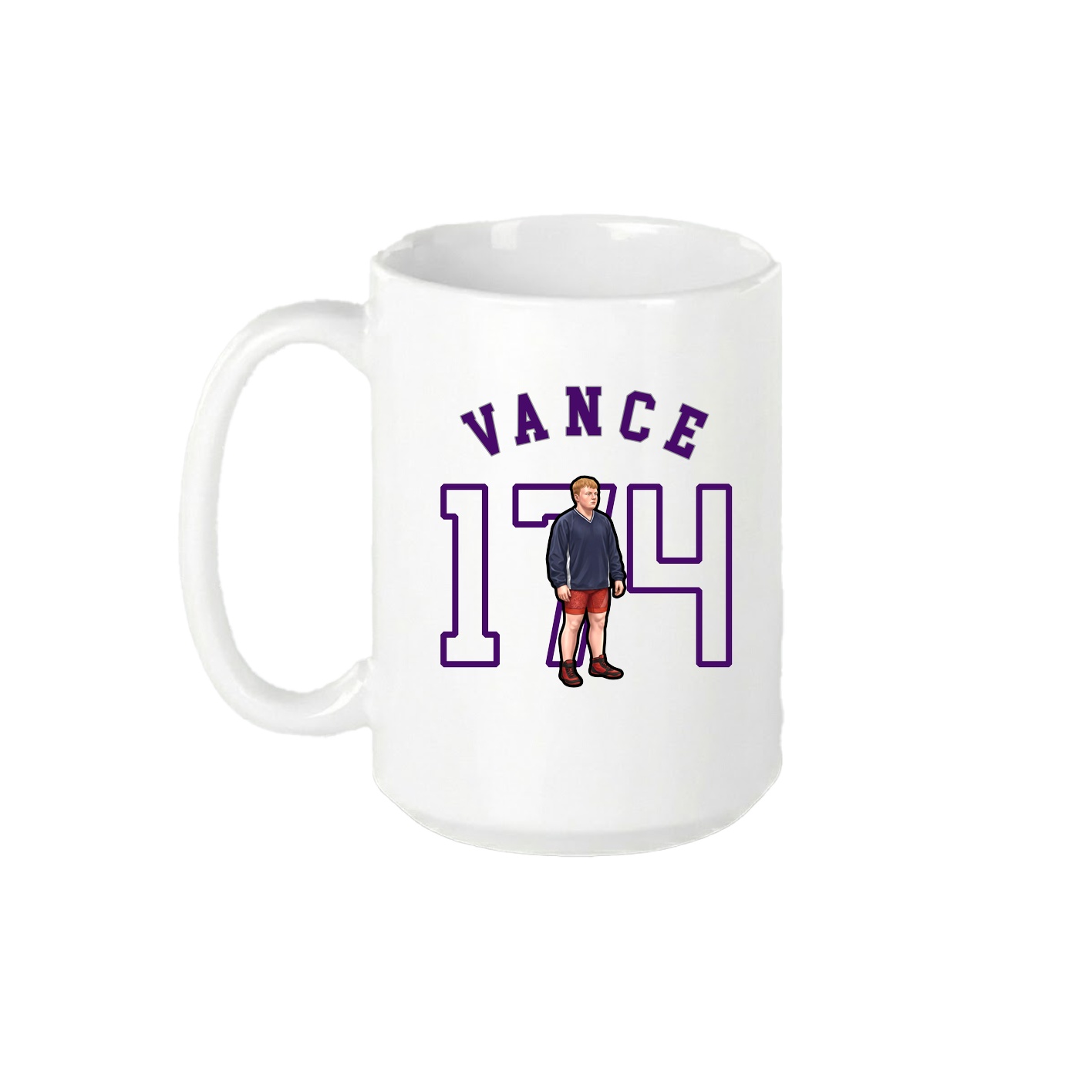 15oz Coffee Mug — Shirsey Arch in White