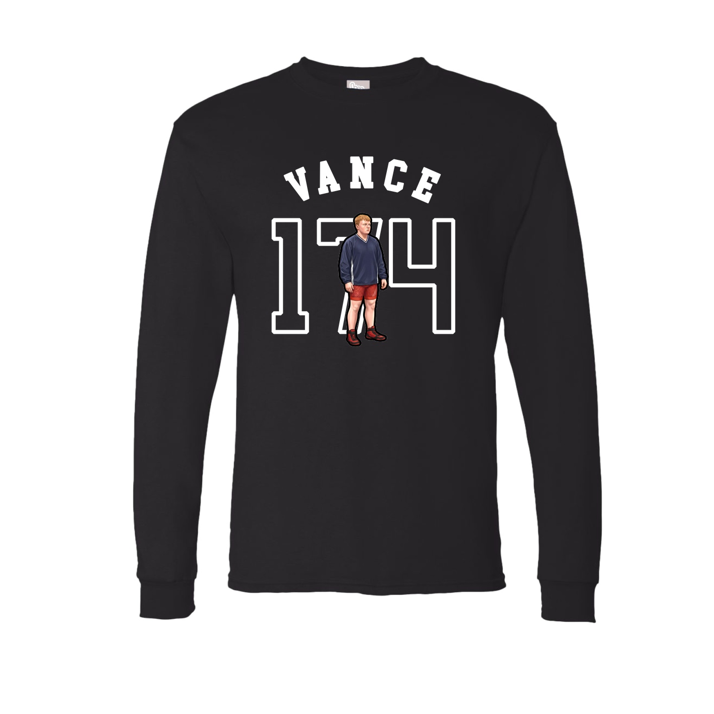 Long Sleeve Tee — Shirsey Arch in Black