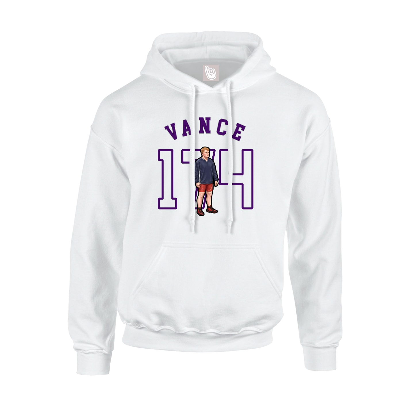 Hoodie — Shirsey Arch in White