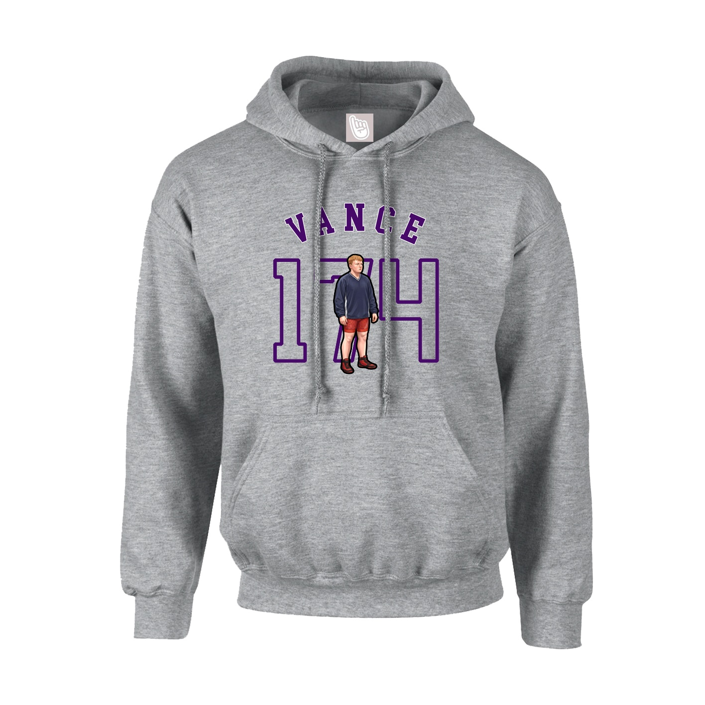 Youth Hoodie — Shirsey Arch in Grey