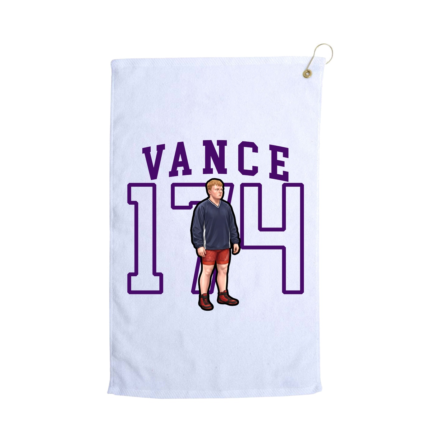 Golf Towel — Shirsey in White