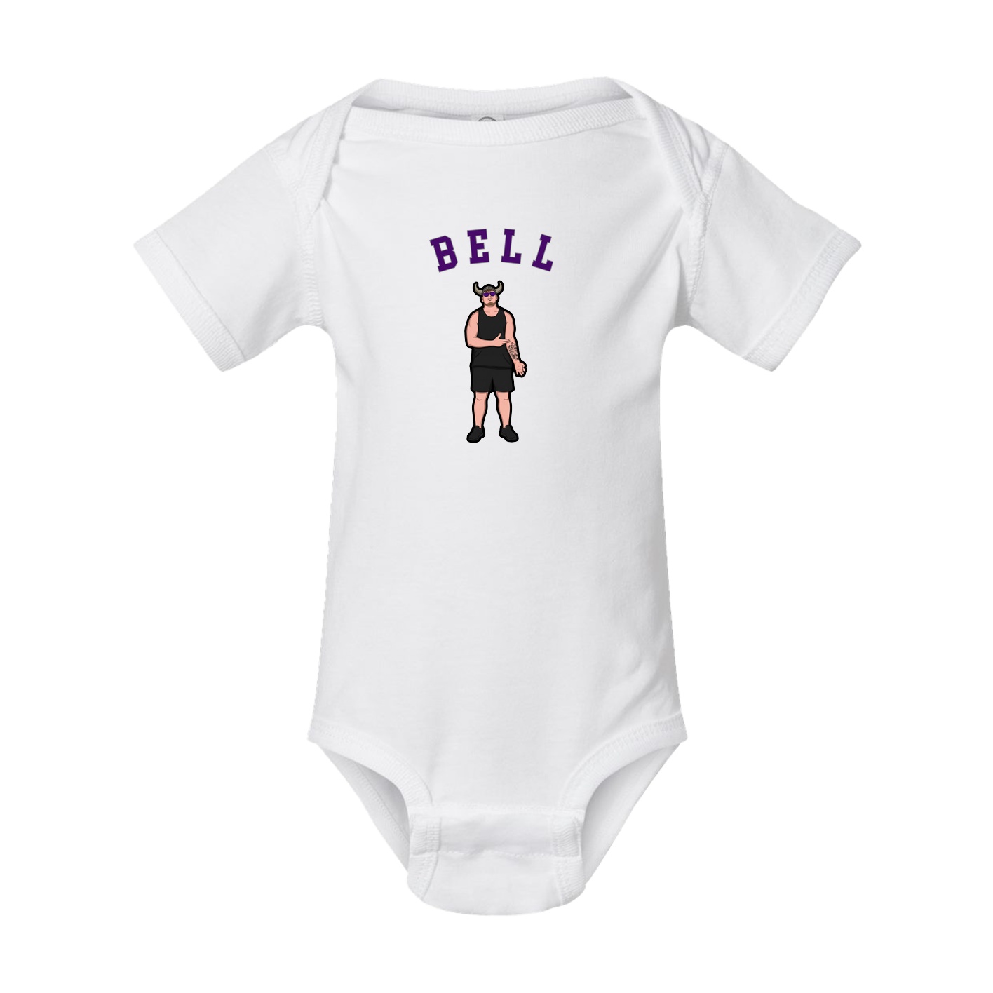 Baby Onesie — Shirsey Arch in White