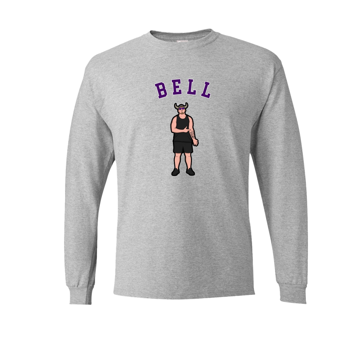 Long Sleeve Tee — Shirsey Arch in Grey