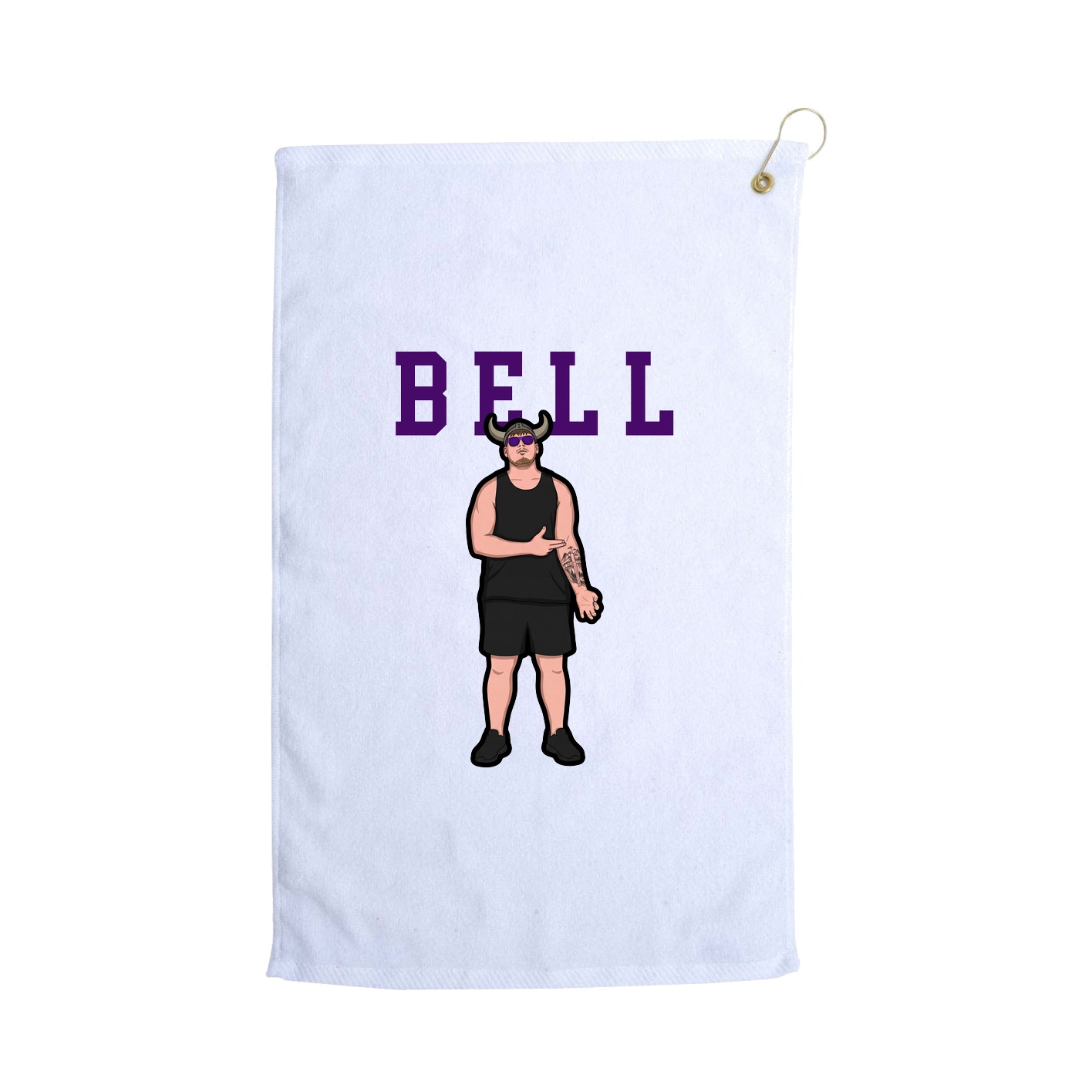 Golf Towel — Shirsey in White