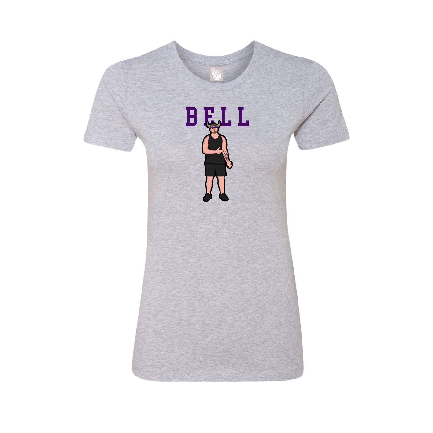 Fitted Women's Tee — Shirsey in Grey
