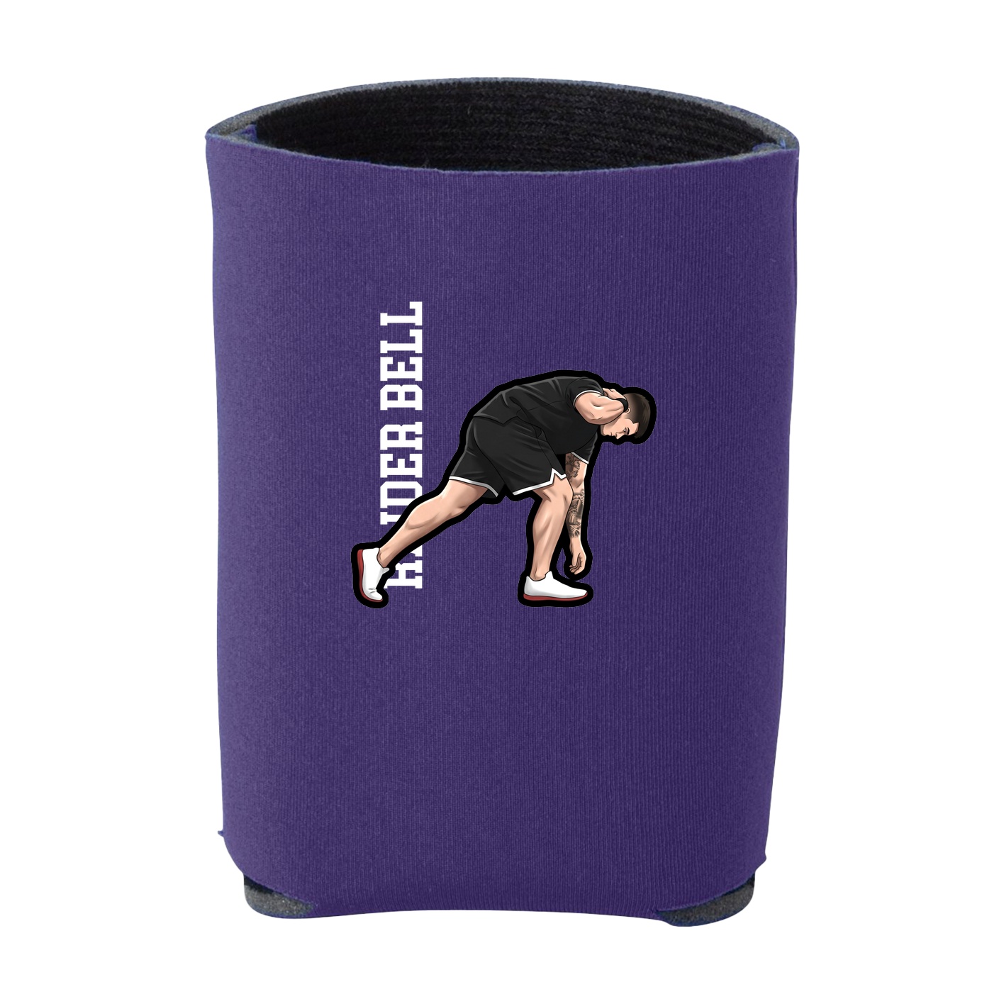 Can Holder — Name Vertical in Purple