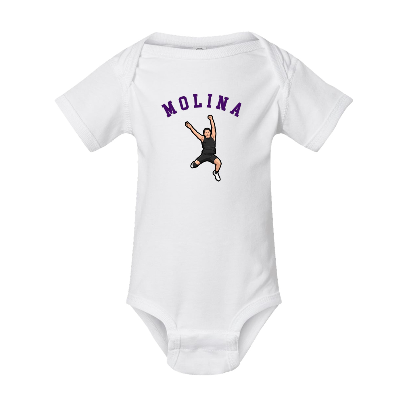 Baby Onesie — Shirsey Arch in White
