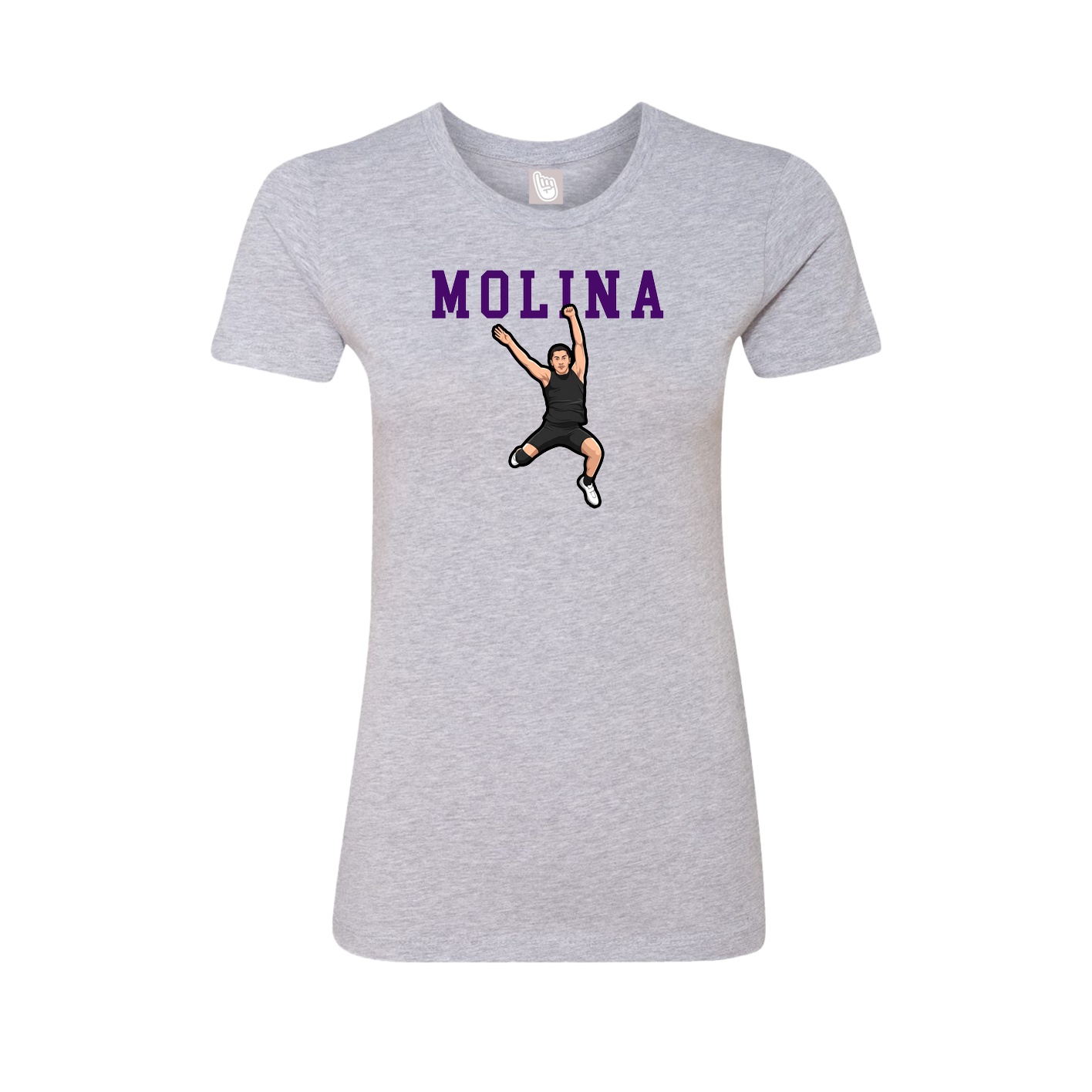 Fitted Women's Tee — Shirsey in Grey