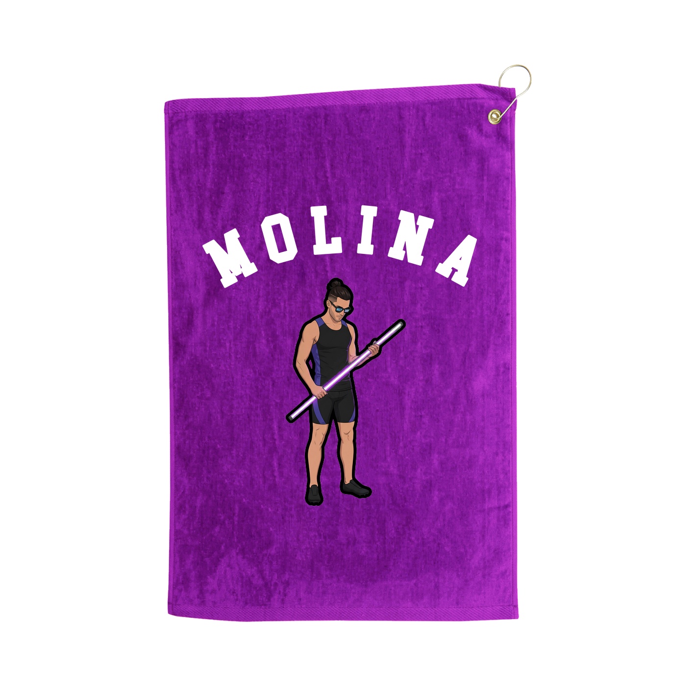 Golf Towel — Shirsey Arch in Purple
