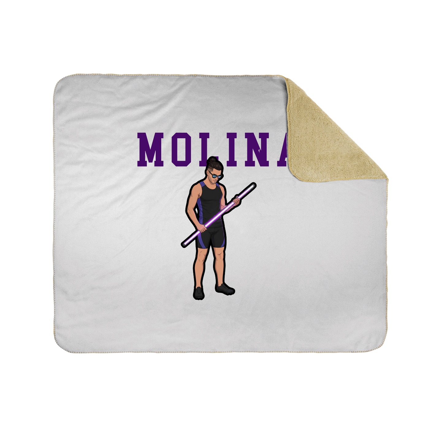 Throw Blanket — Shirsey in White