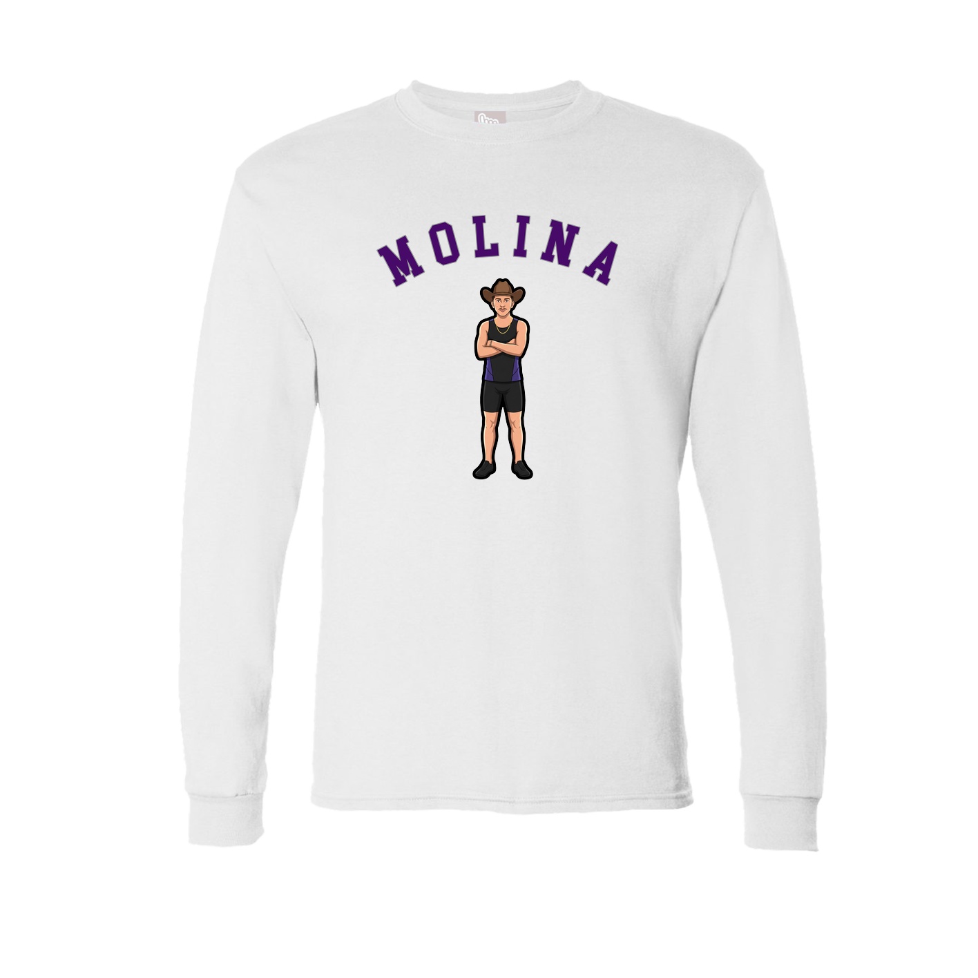Long Sleeve Tee — Shirsey Arch in White