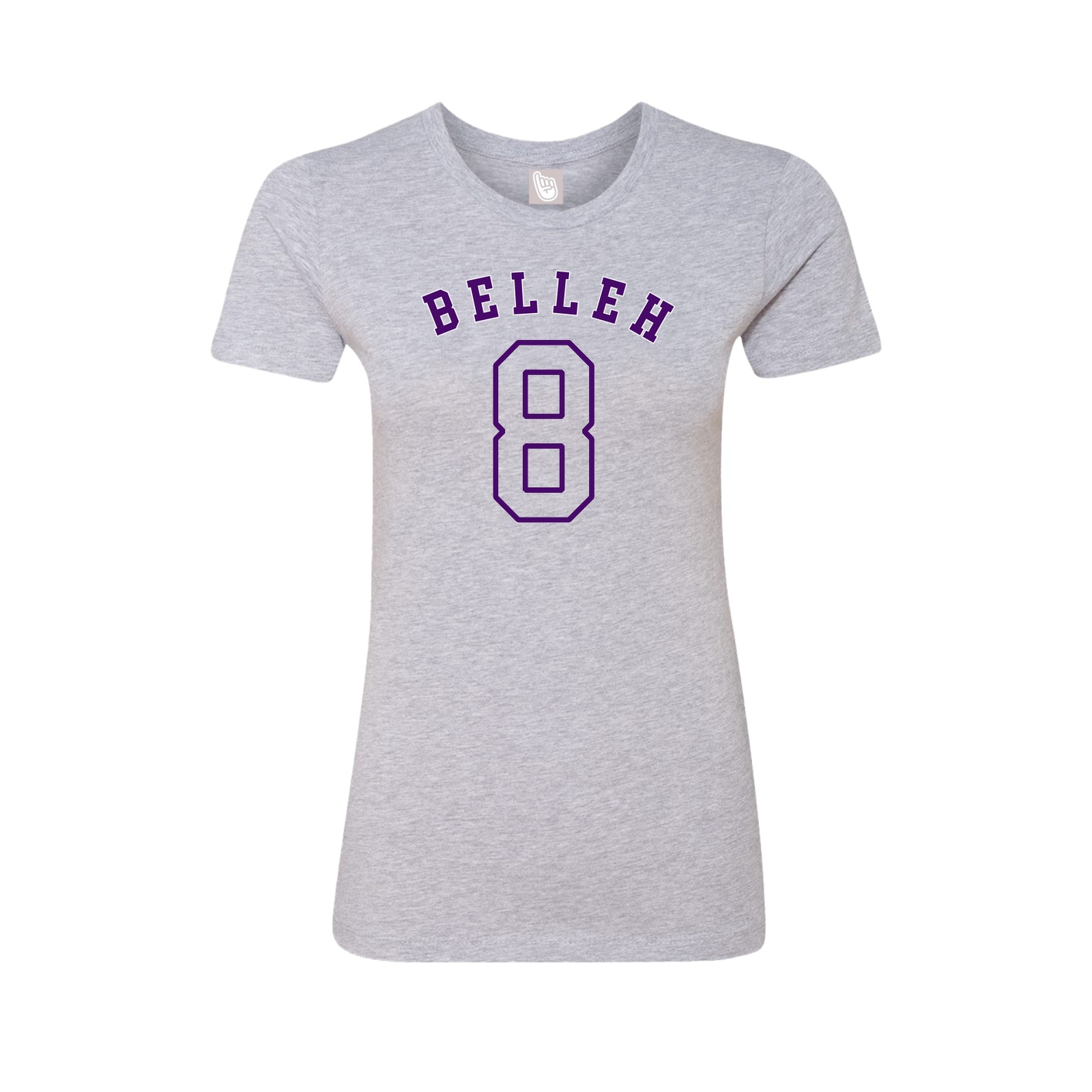 Fitted Women's Tee — Shirsey Arch in Grey