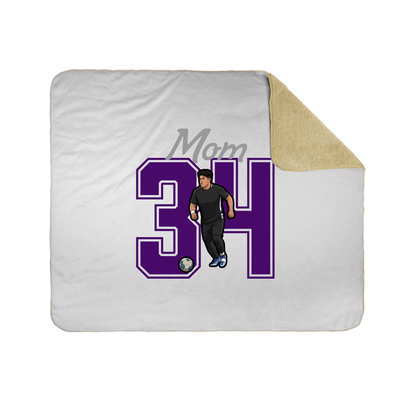 Throw Blanket — Mothers Day Shirsey in White