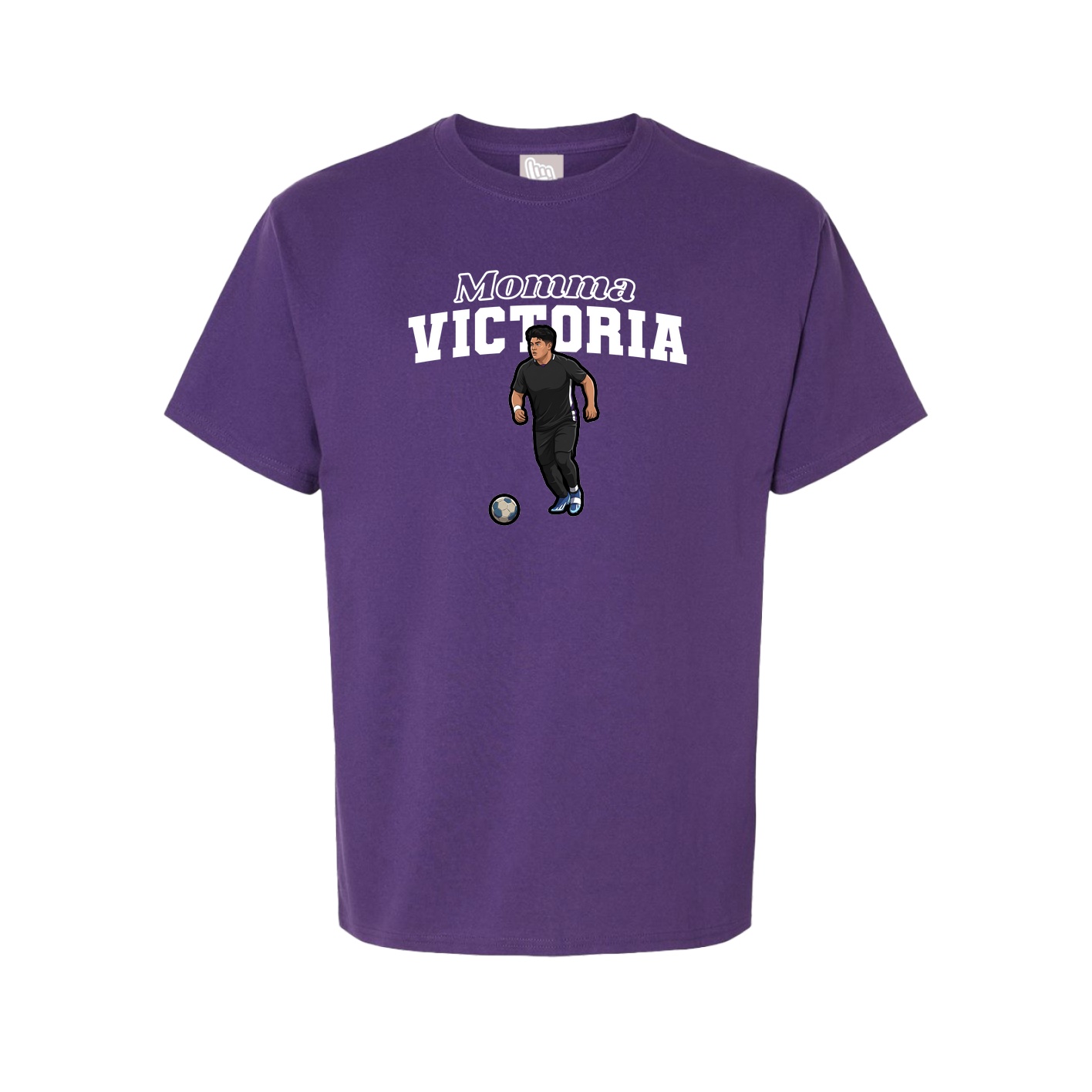 Youth Tee — Mothers Day Block in Purple
