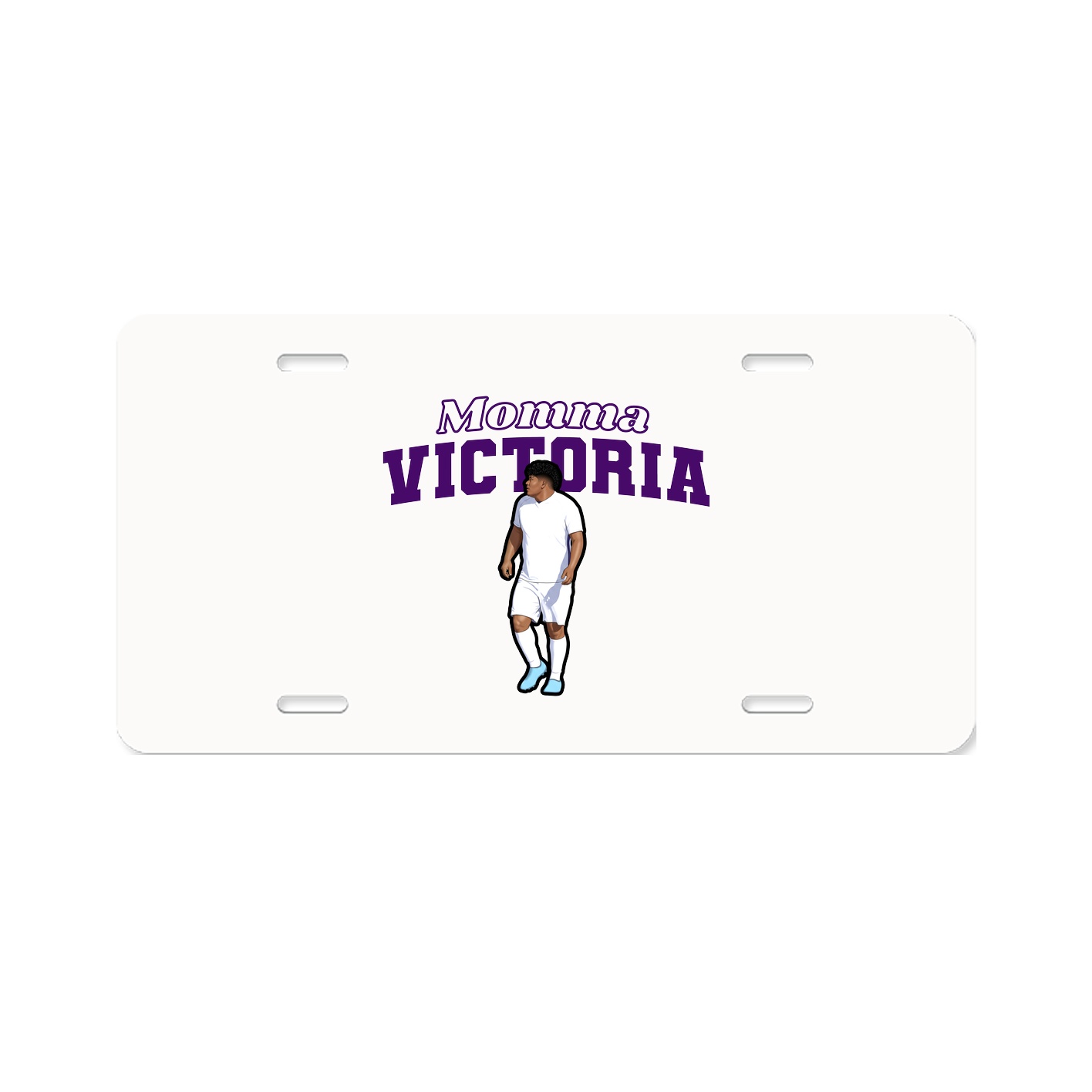 License Plate — Mothers Day Block in Classic
