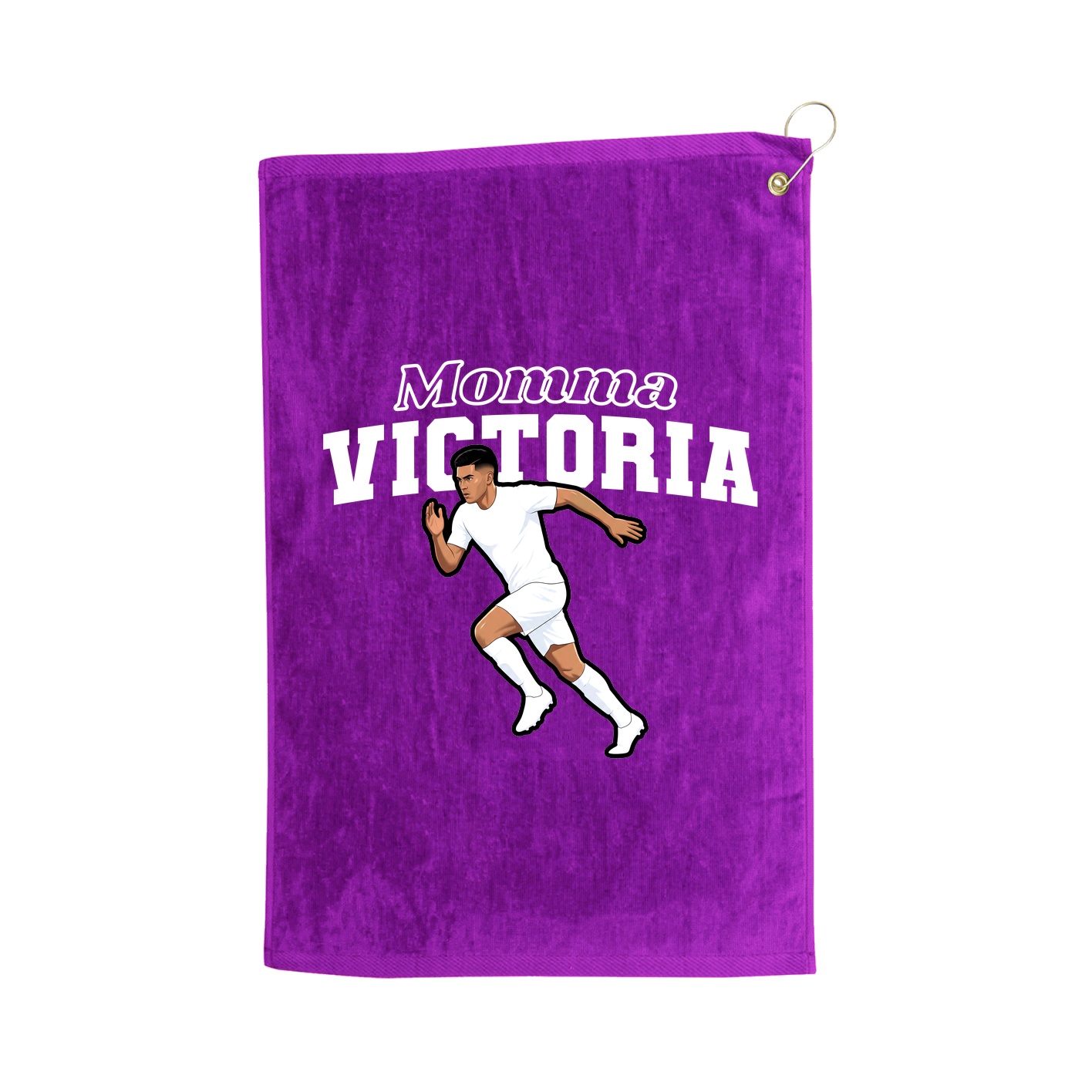 Golf Towel — Mothers Day Block in Purple