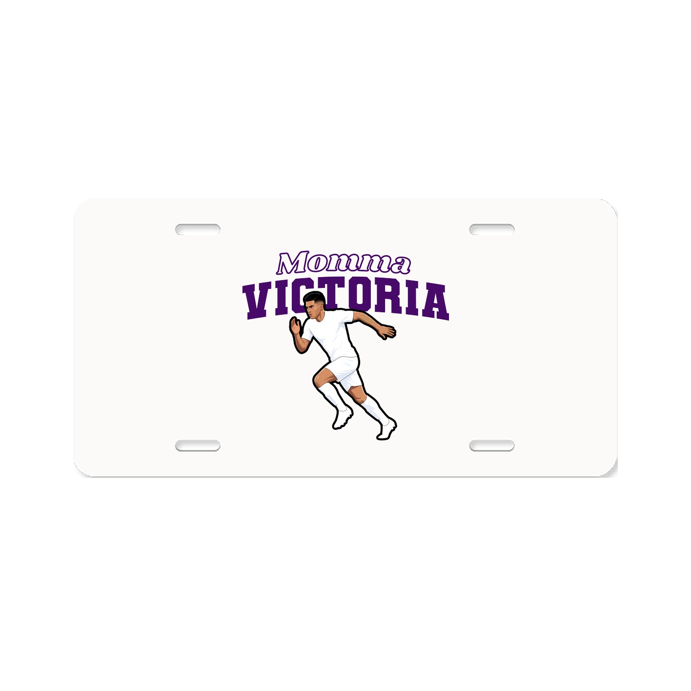 License Plate — Mothers Day Block in Classic